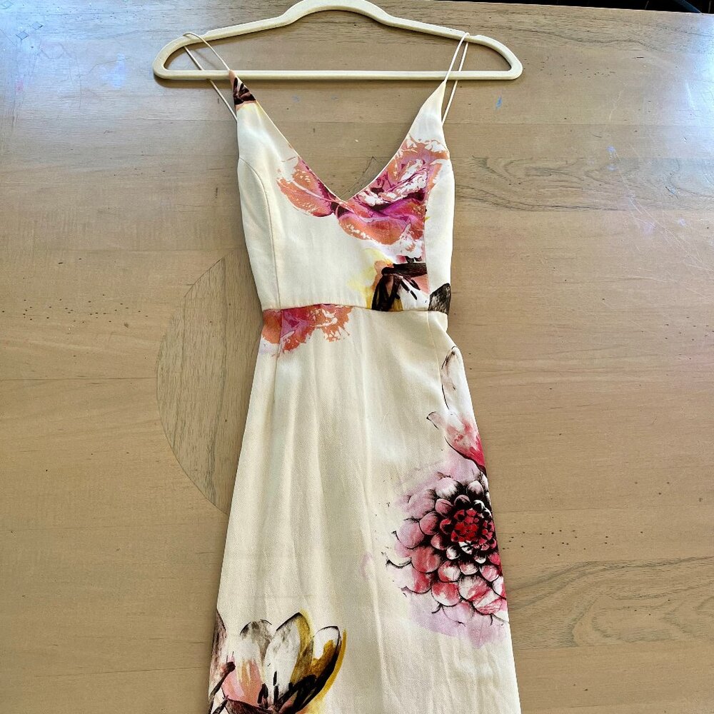 Top Shop Floral Midi Dress